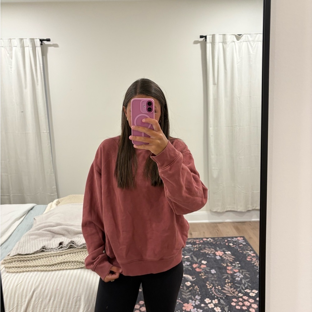 TNA Cozy Fleece in Warm Pink